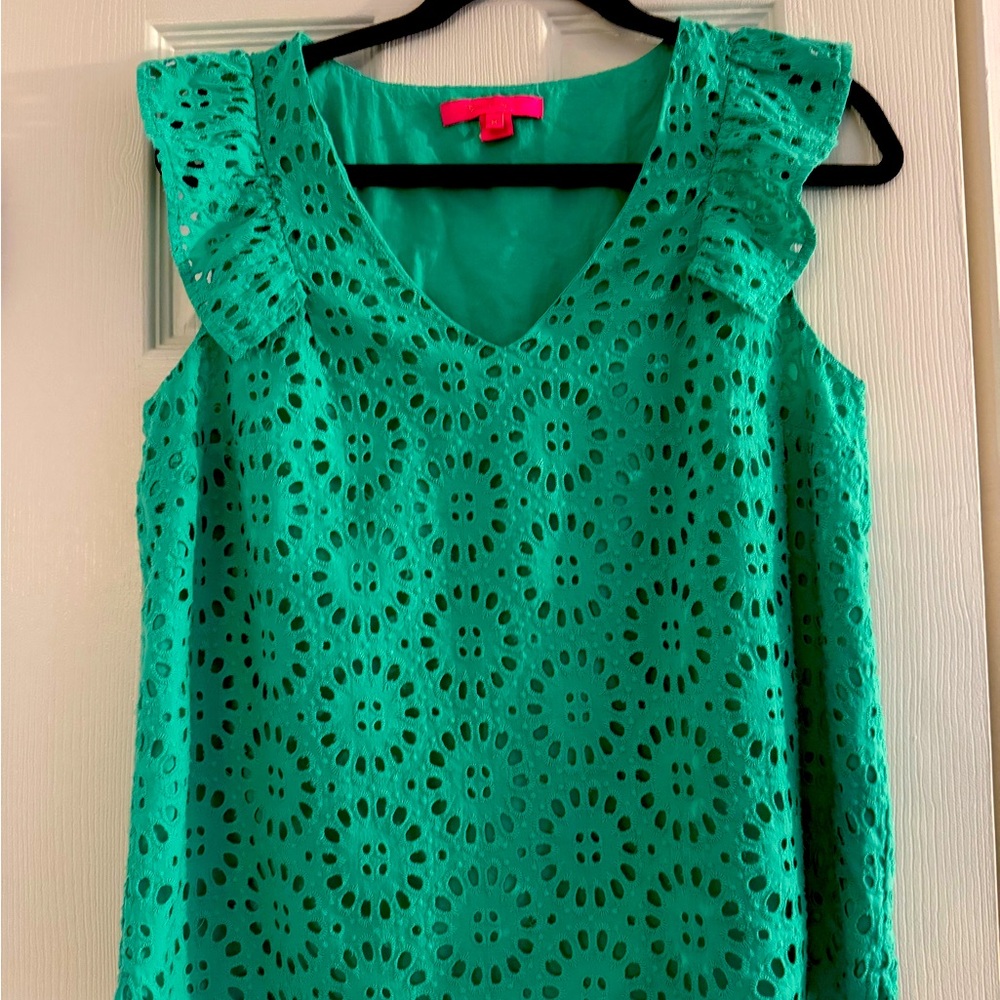 Lilly Pulitzer Sleeveless Eyelet top
